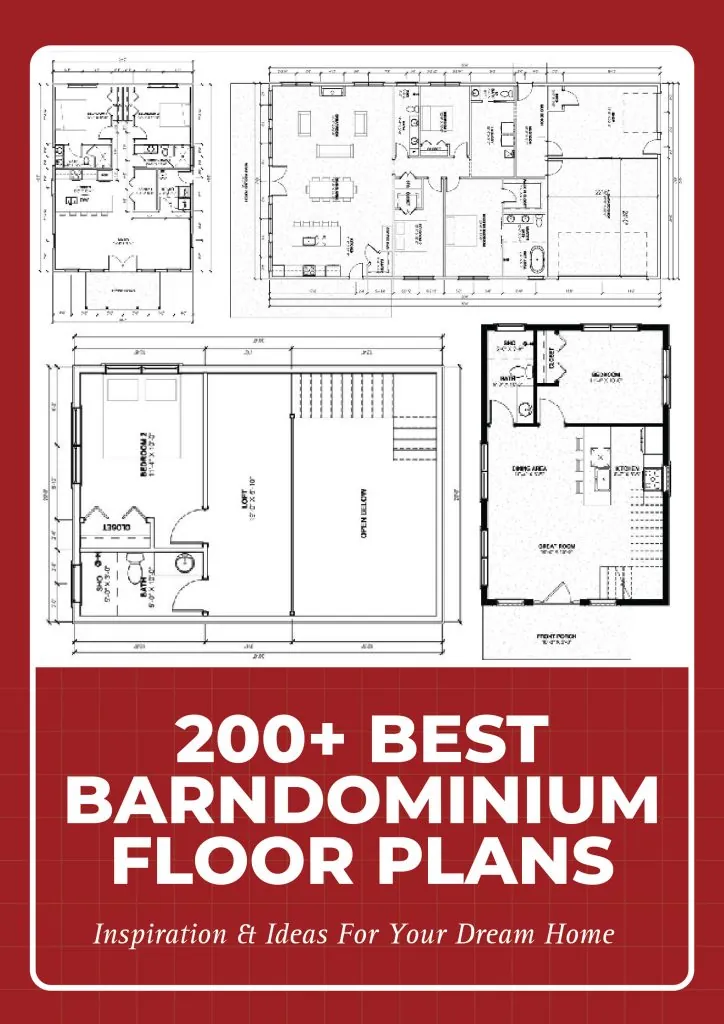 200 Best Barndominium Floor Plans, book cover